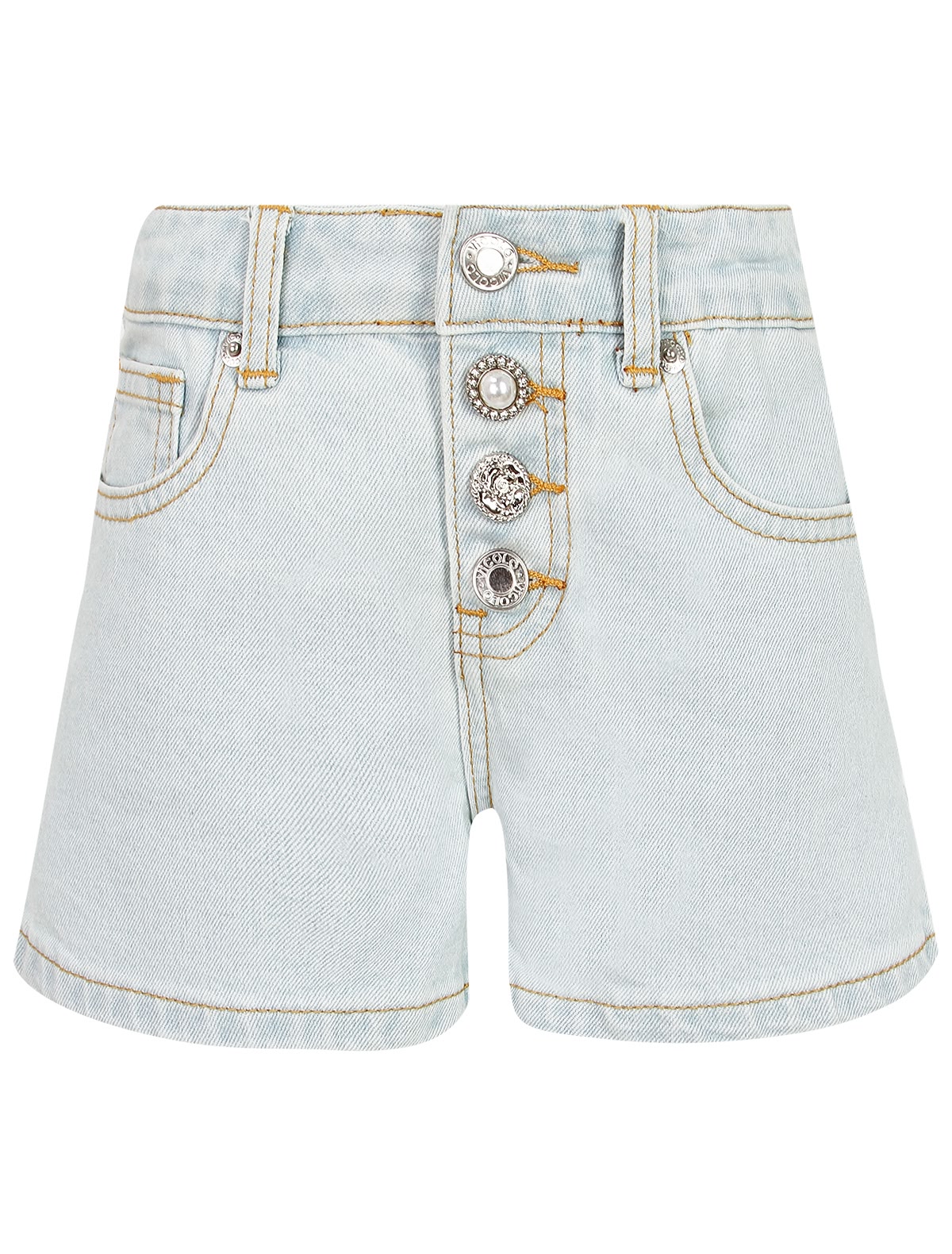 Короткие шорты из денима