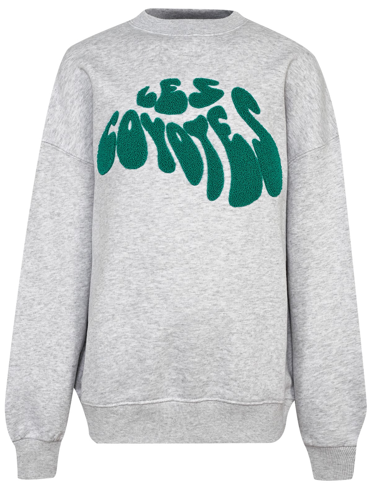 Свитшот с плюшевым логотипом