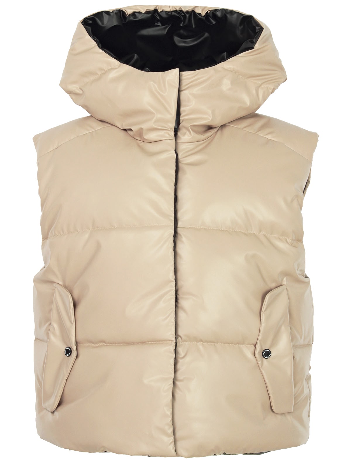 Жилет утепленный бежевый