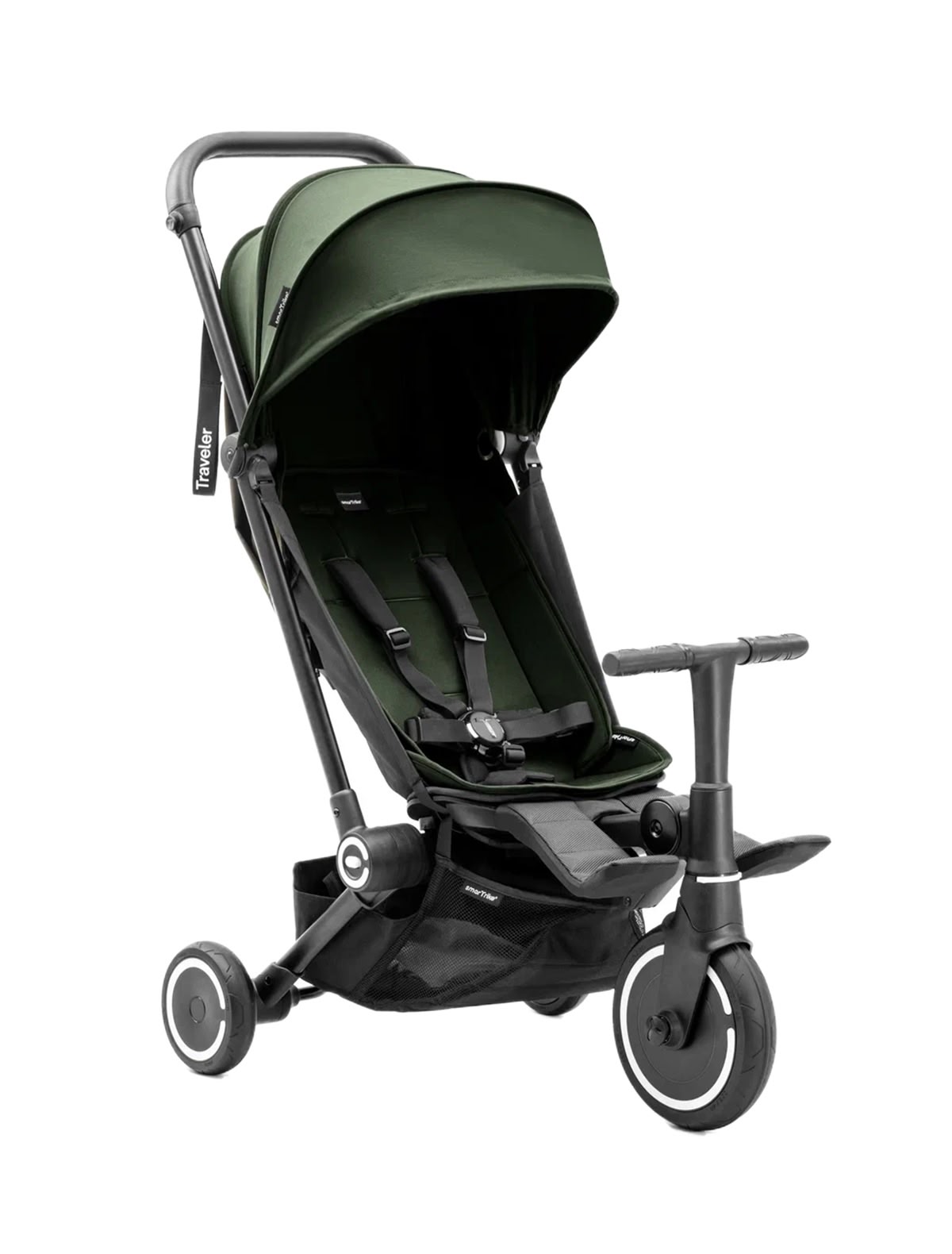 Трехколесный складной велосипед SmarTrike  Traveler, Forest Green