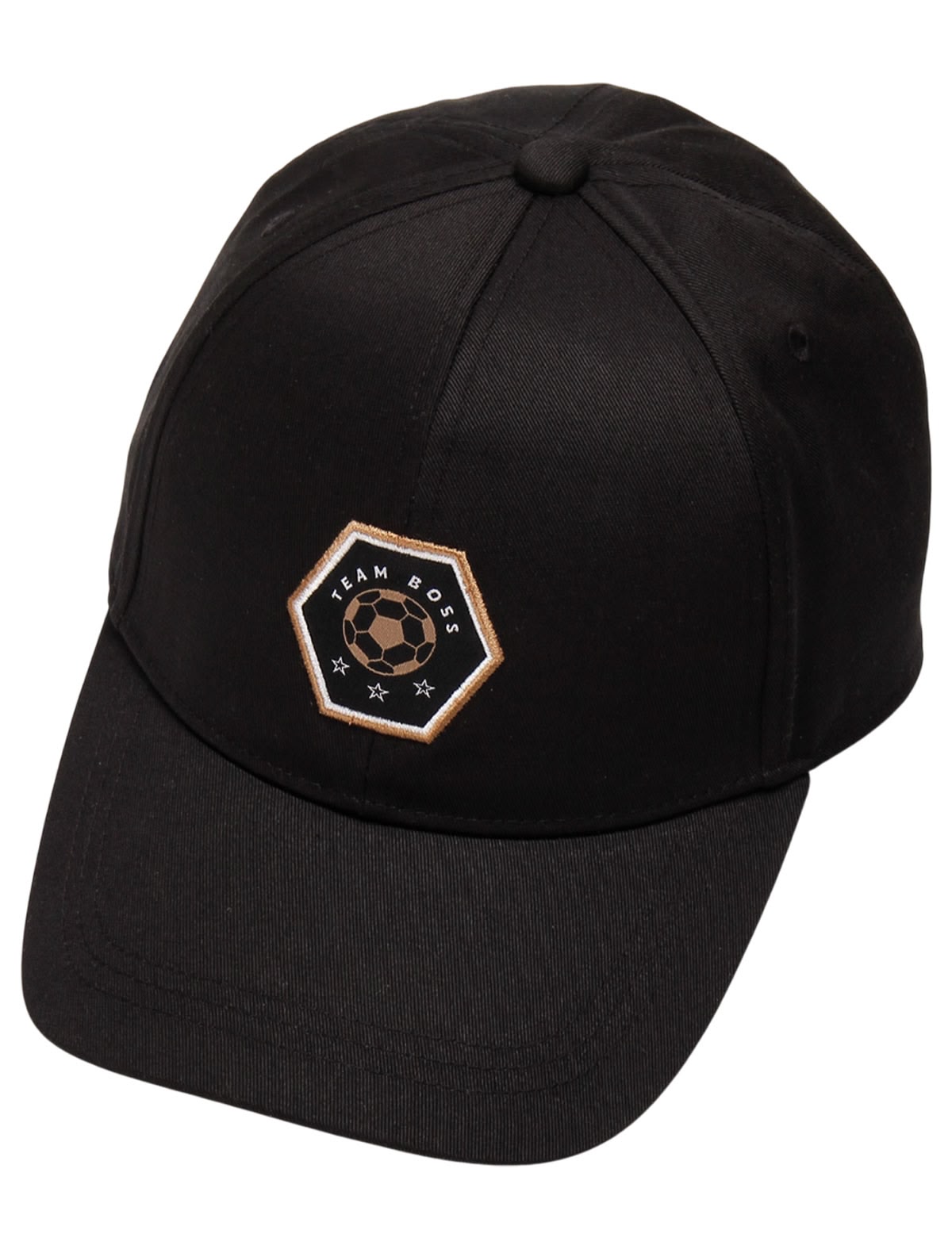 Чёрная кепка с нашивкой