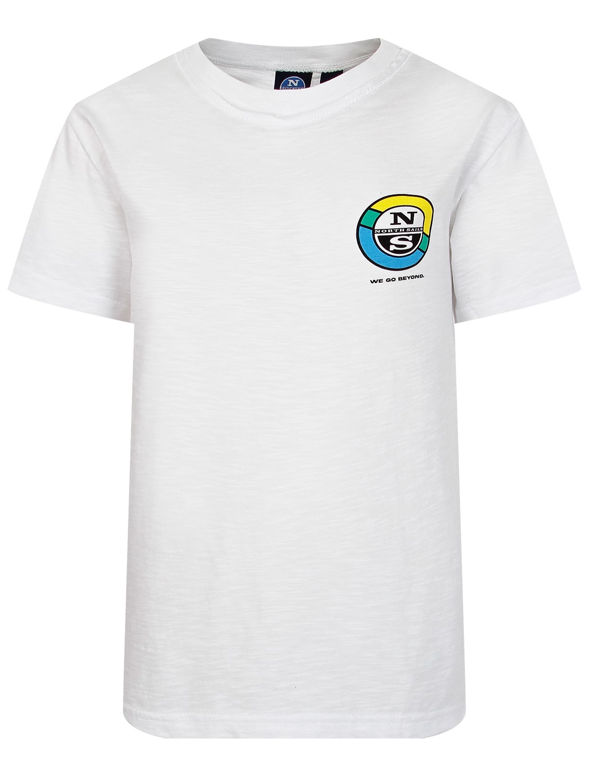 Футболка с крупным принтом на спине