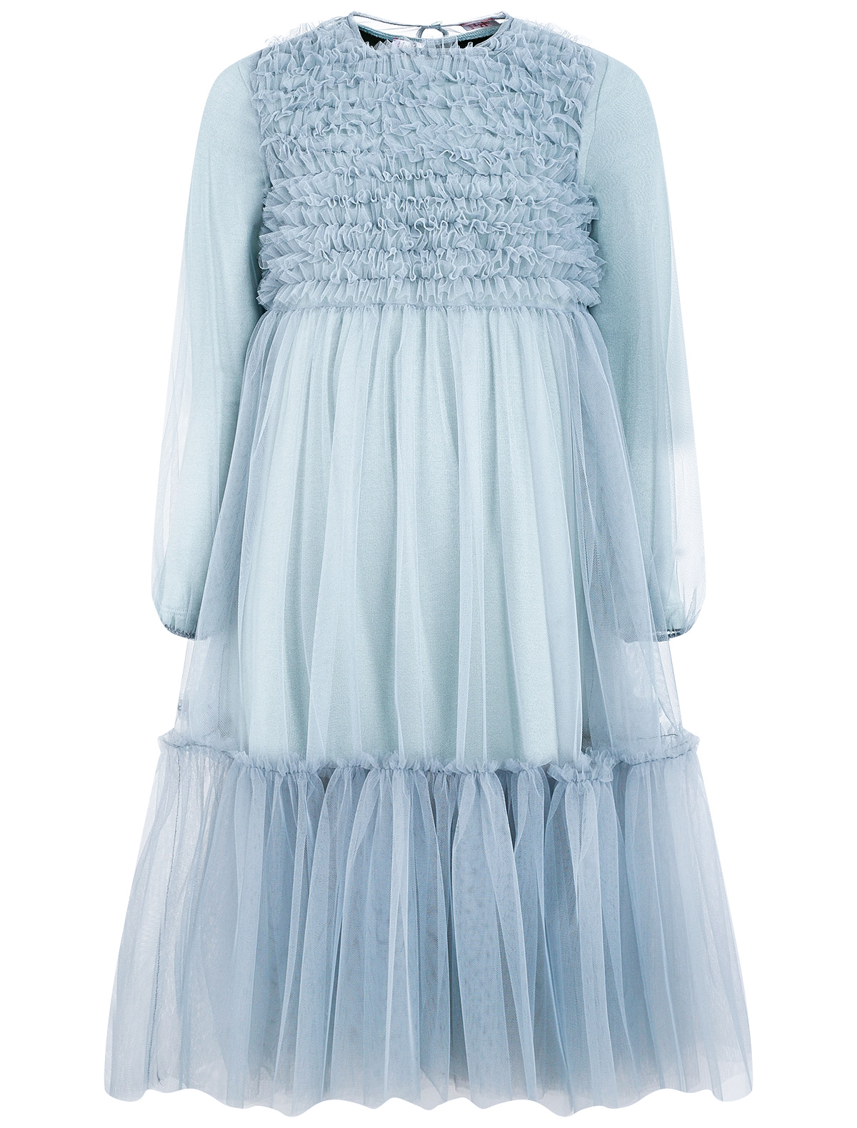 Платье Il Gufo 2244134, цвет голубой, размер 11 1054609081655 - фото 1