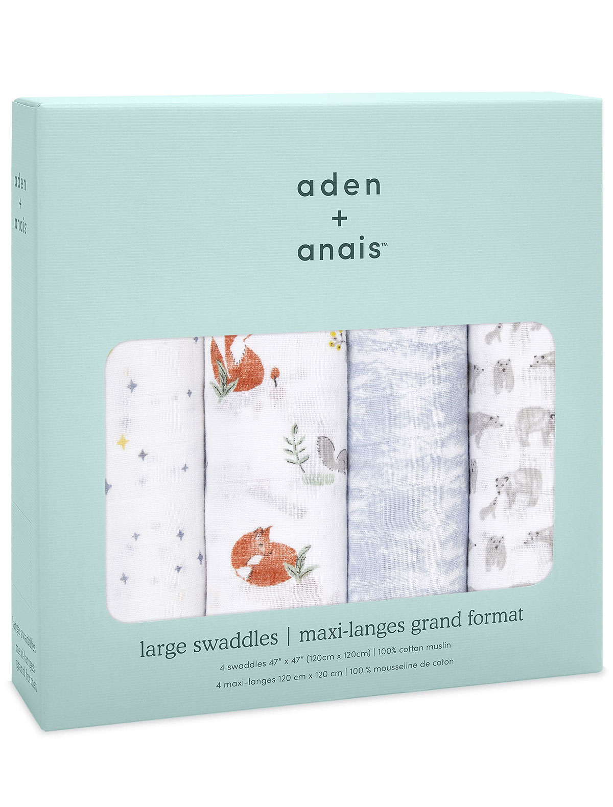 

Пеленка ADEN + ANAIS, Белый, 2379938