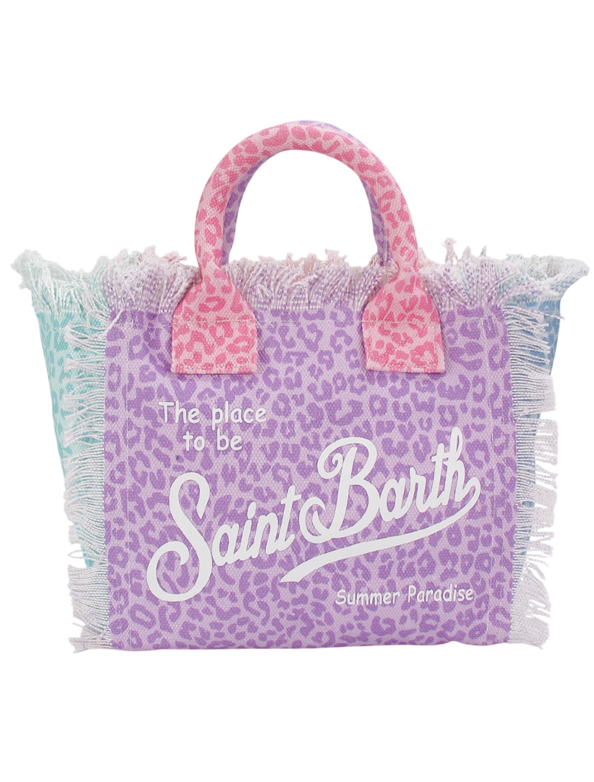 Разноцветная леопардовая сумка для пляжа