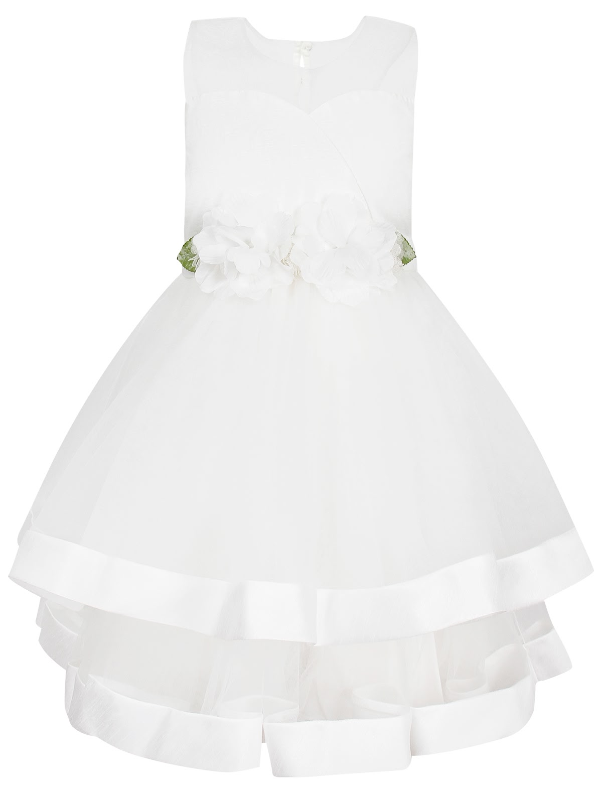 Платье с ярусной юбкой