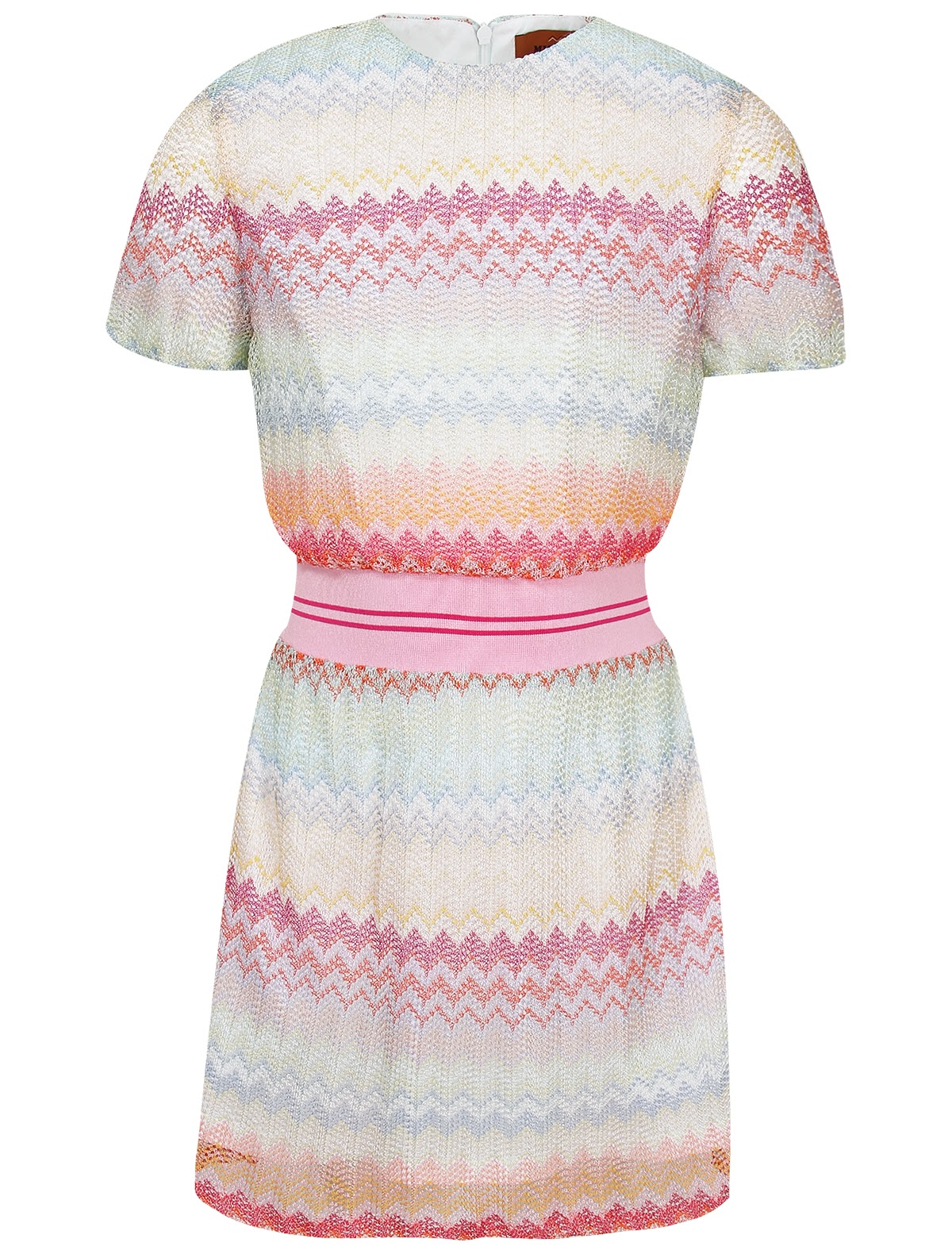 Платье с разноцветными полосками