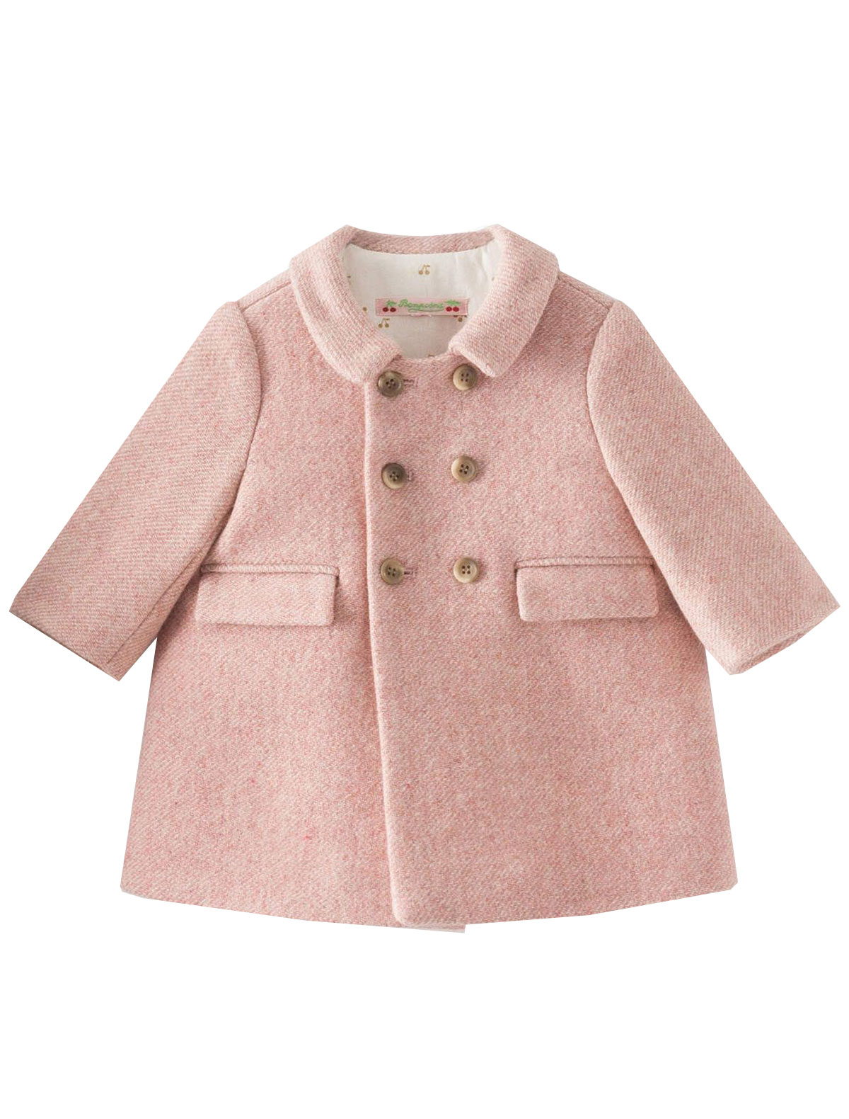 Пальто Bonpoint 2378535, цвет розовый, размер 3 1124509183350 - фото 1