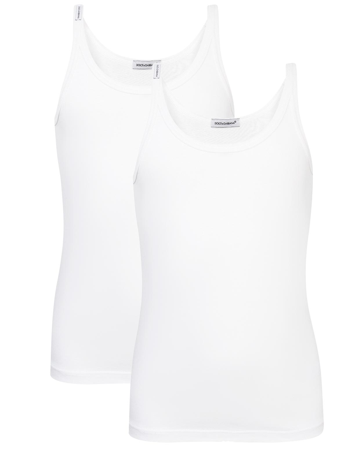 Набор из двух белых маек