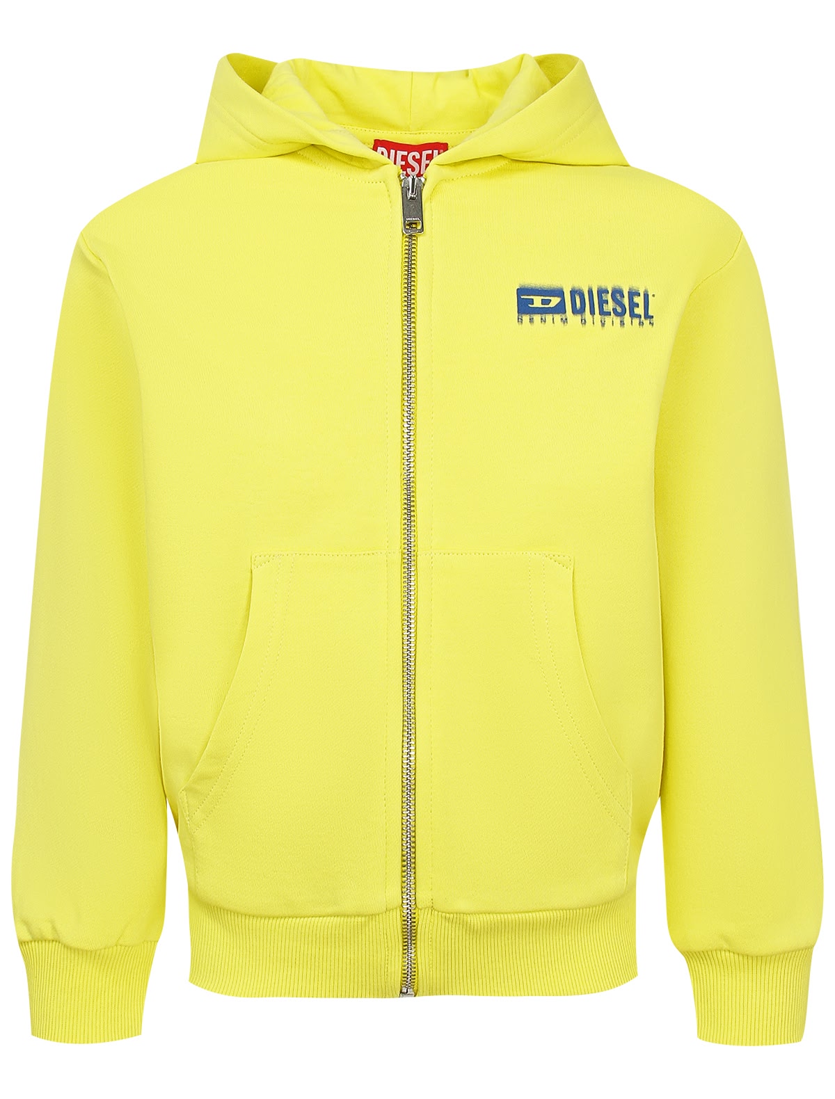 Жёлтая толстовка с логотипом