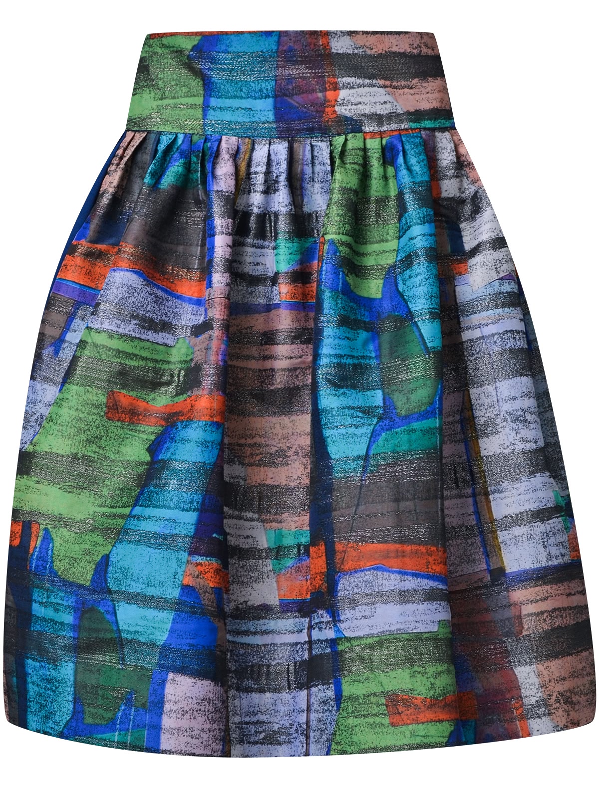 Юбка с абстрактным узором