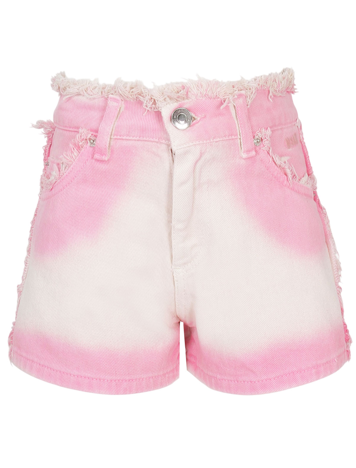 Шорты с необработанным поясом