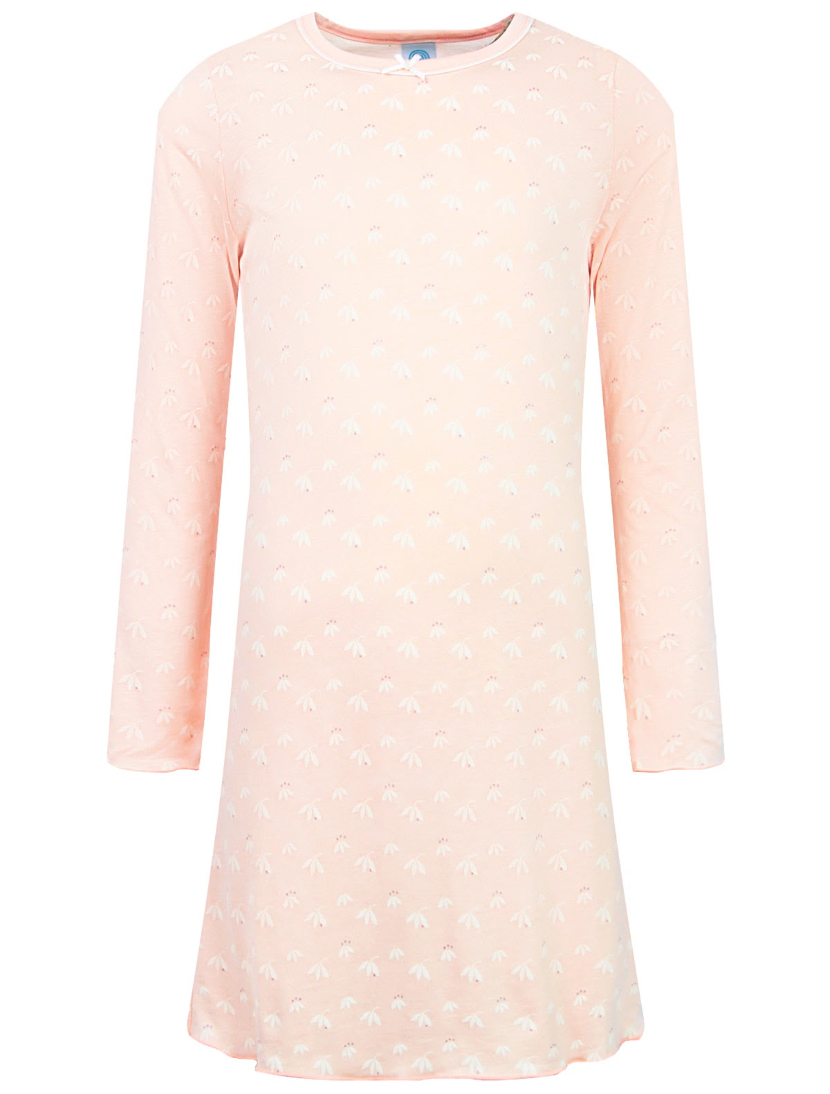 Ночная рубашка с принтом подснежник