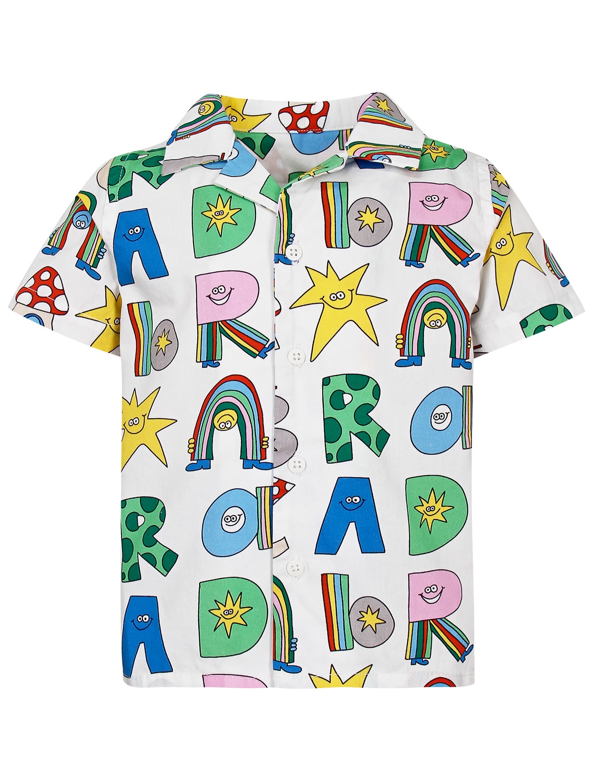 Хлопковая рубашка с принтом