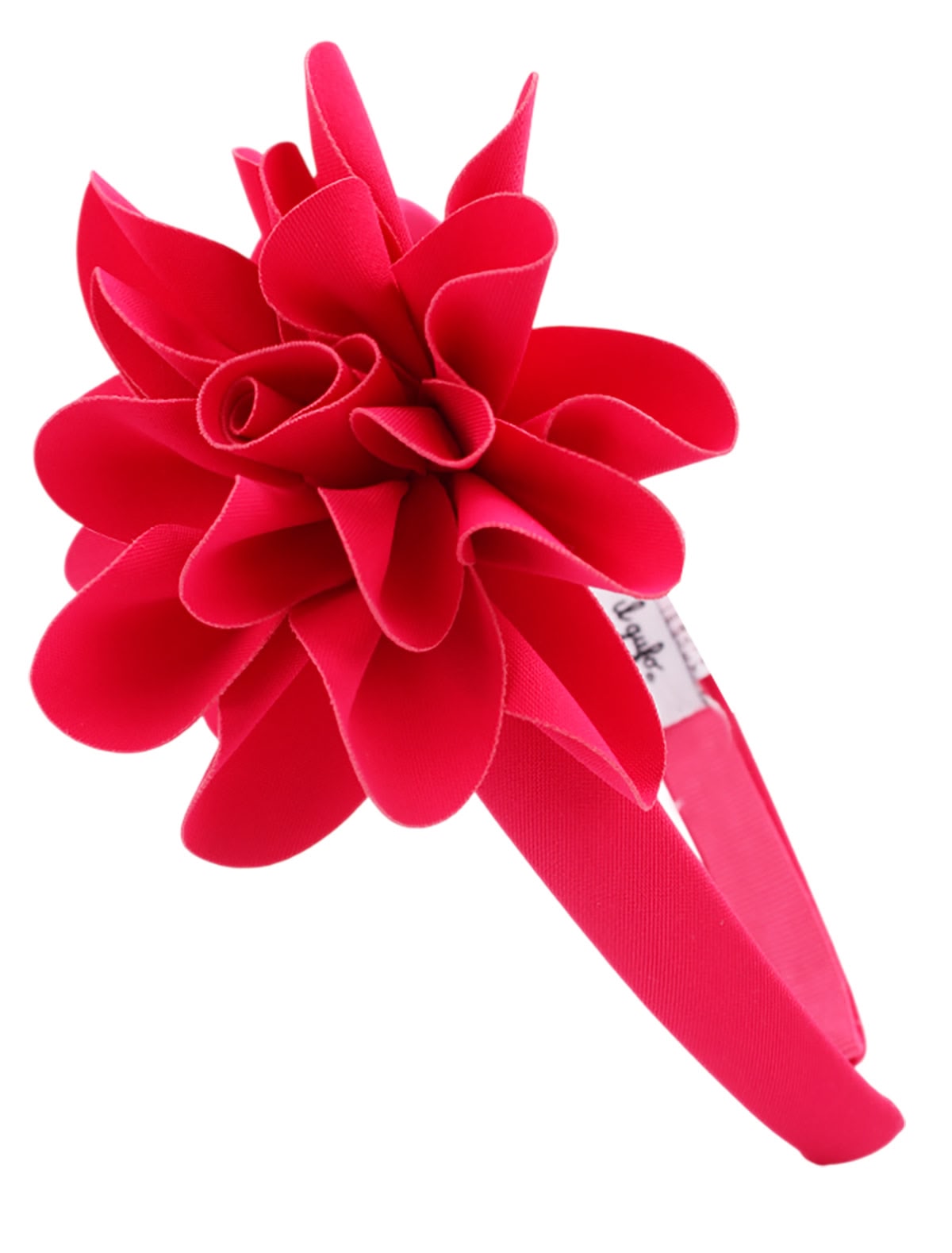 Ободок с объёмным цветком