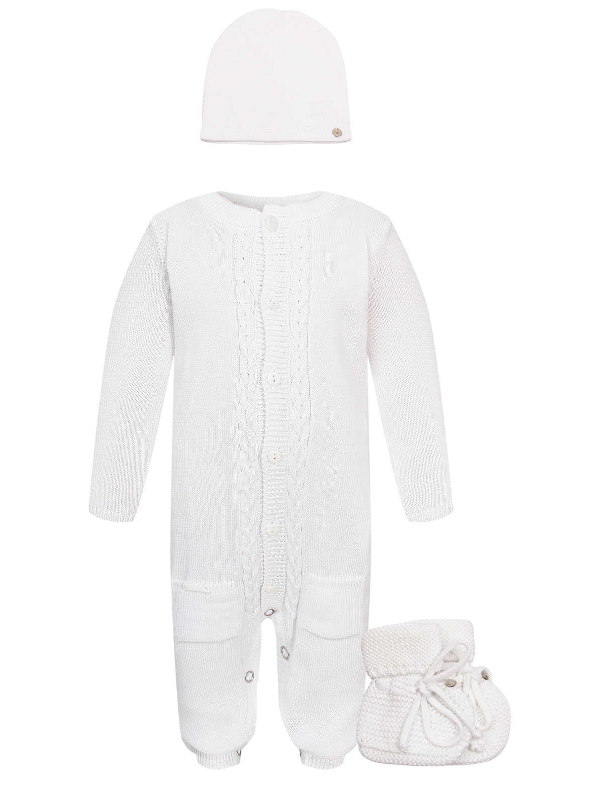 Комплект из комбинезона, шапочки и носков