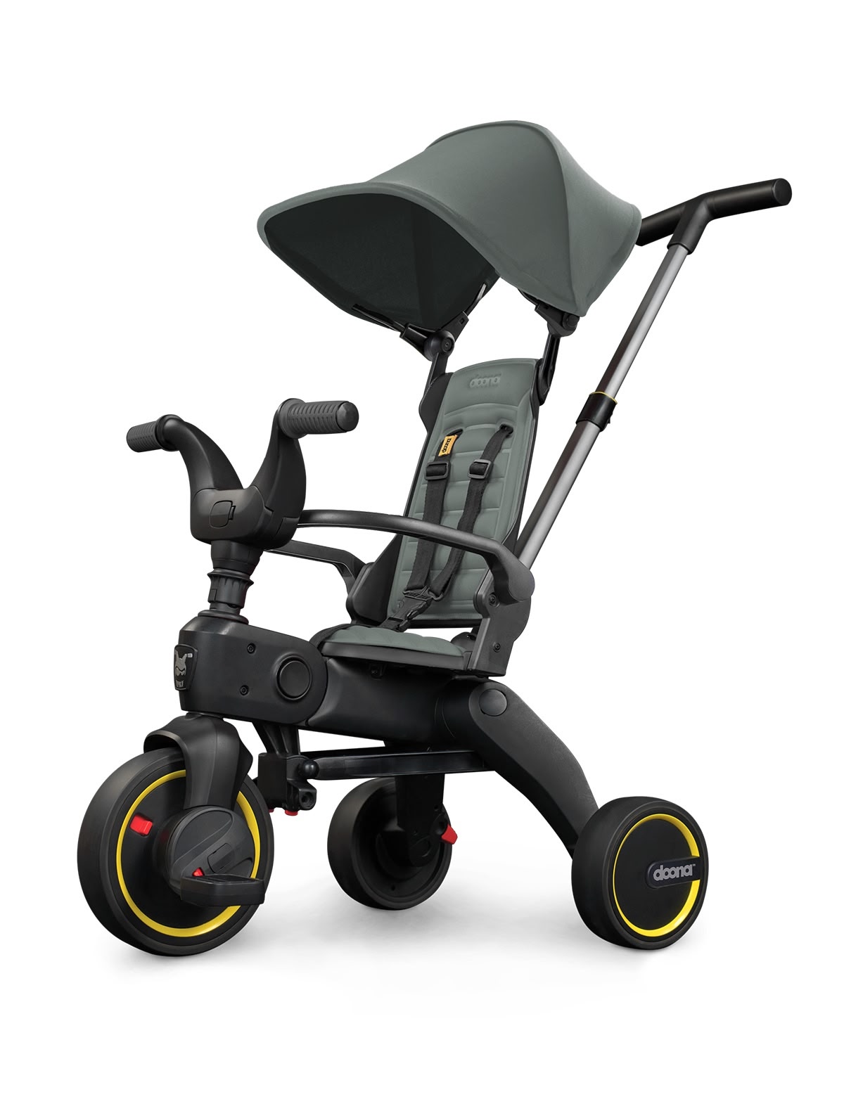 Складной трехколесный велосипед Doona Liki Trike S1, Forest Grey