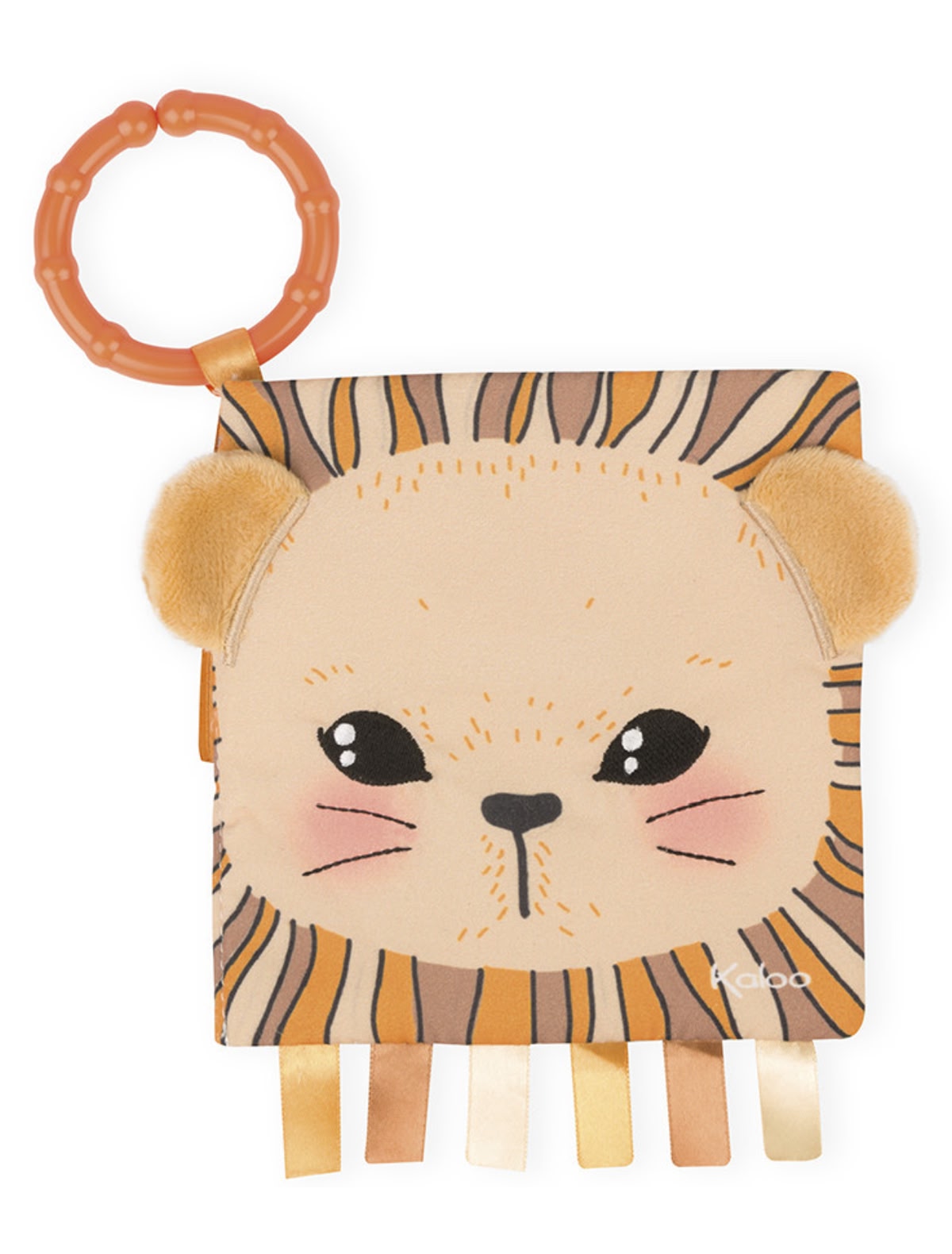 Текстильная книга Любопытный лев