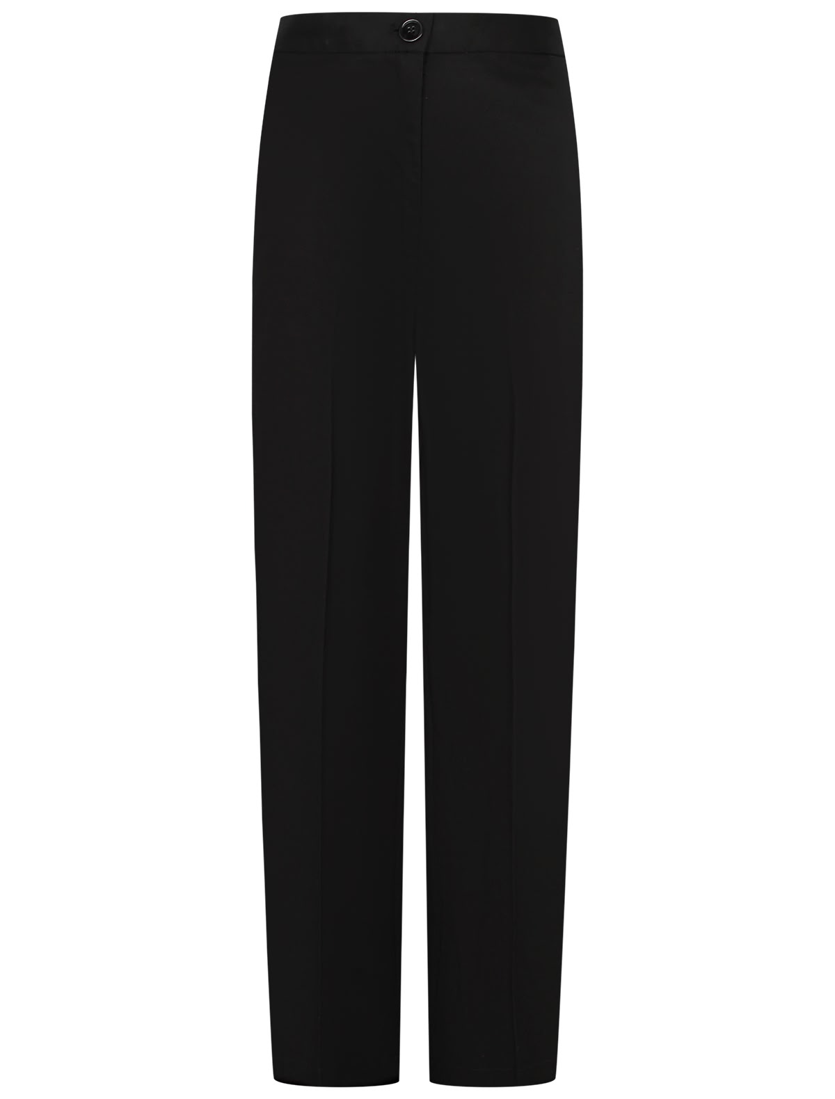 Черные брюки из хлопка