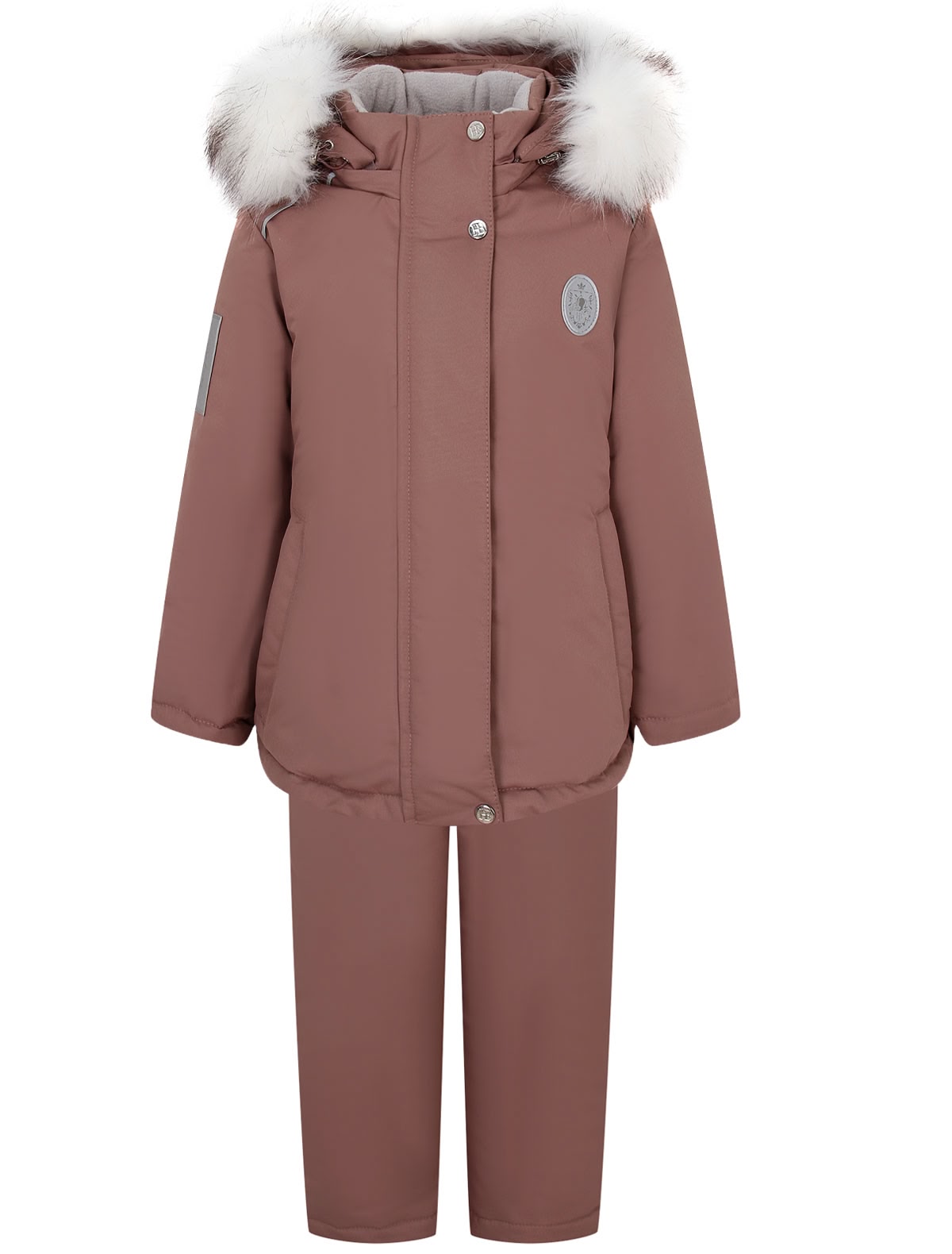 Утепленный комплект цвета корицы