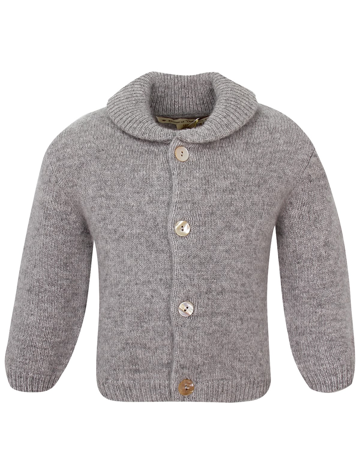 Серо-бежевый кардиган