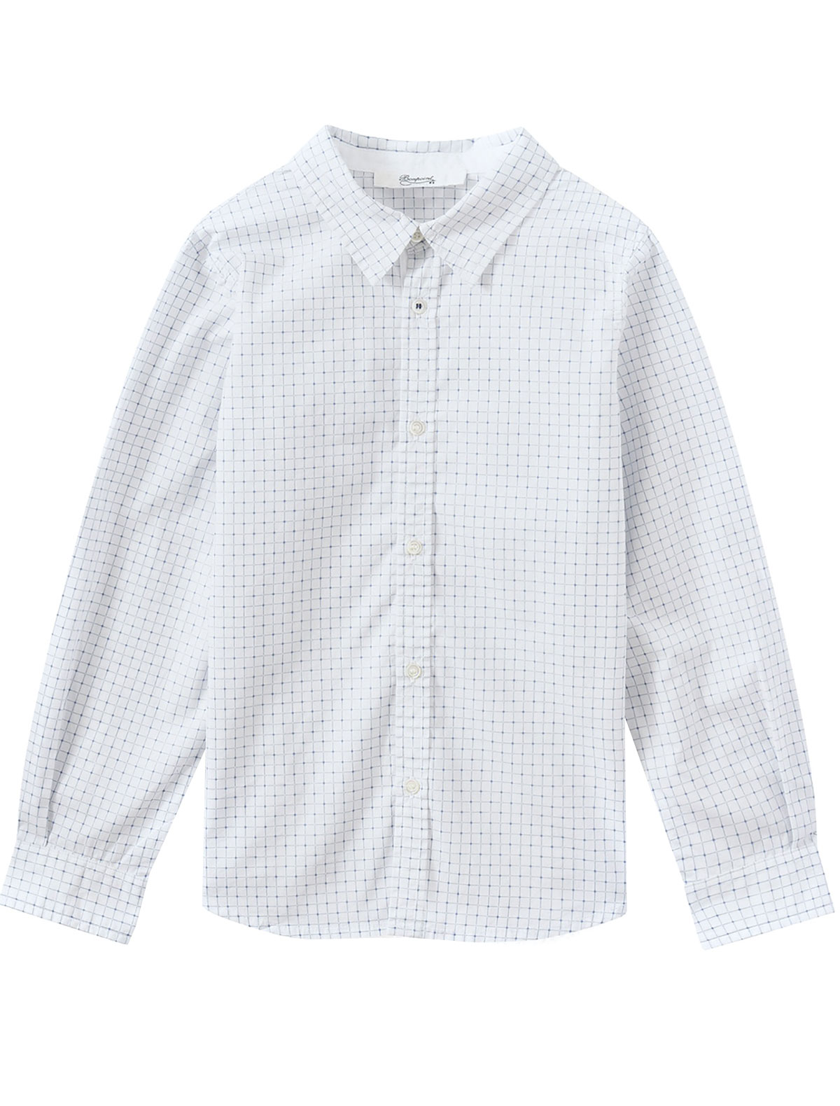Рубашка Bonpoint 2306497, цвет белый, размер 9 1014519173260 - фото 1