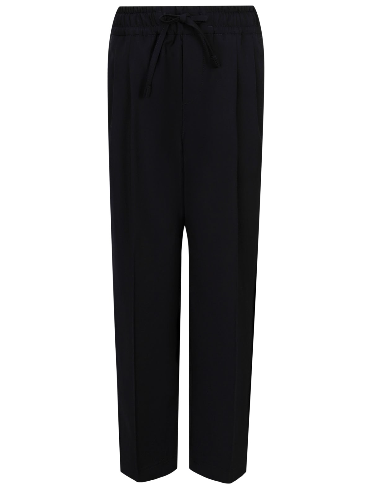 Тёмно-синие брюки со стрелками