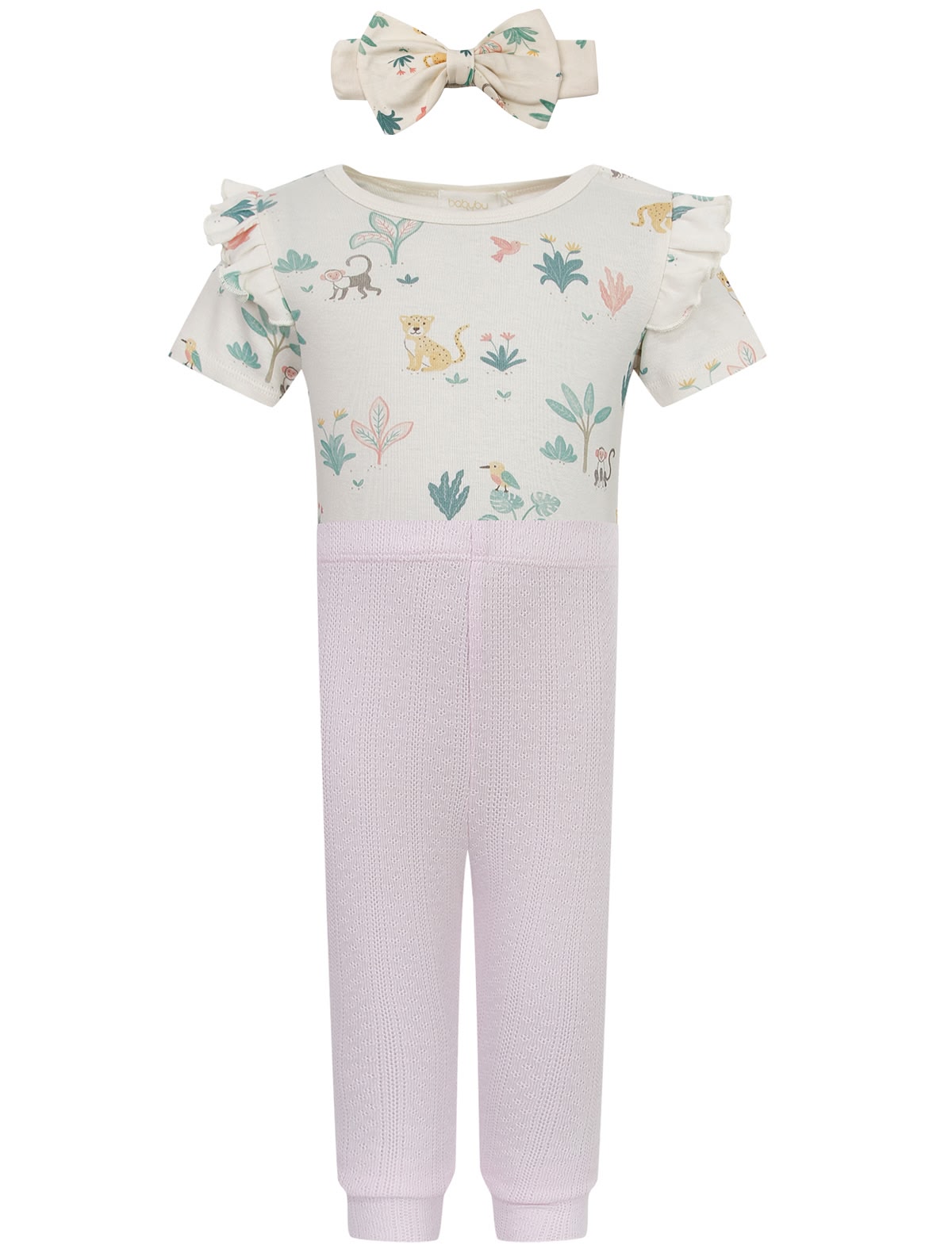 Комплект из боди,леггинсов и повязки