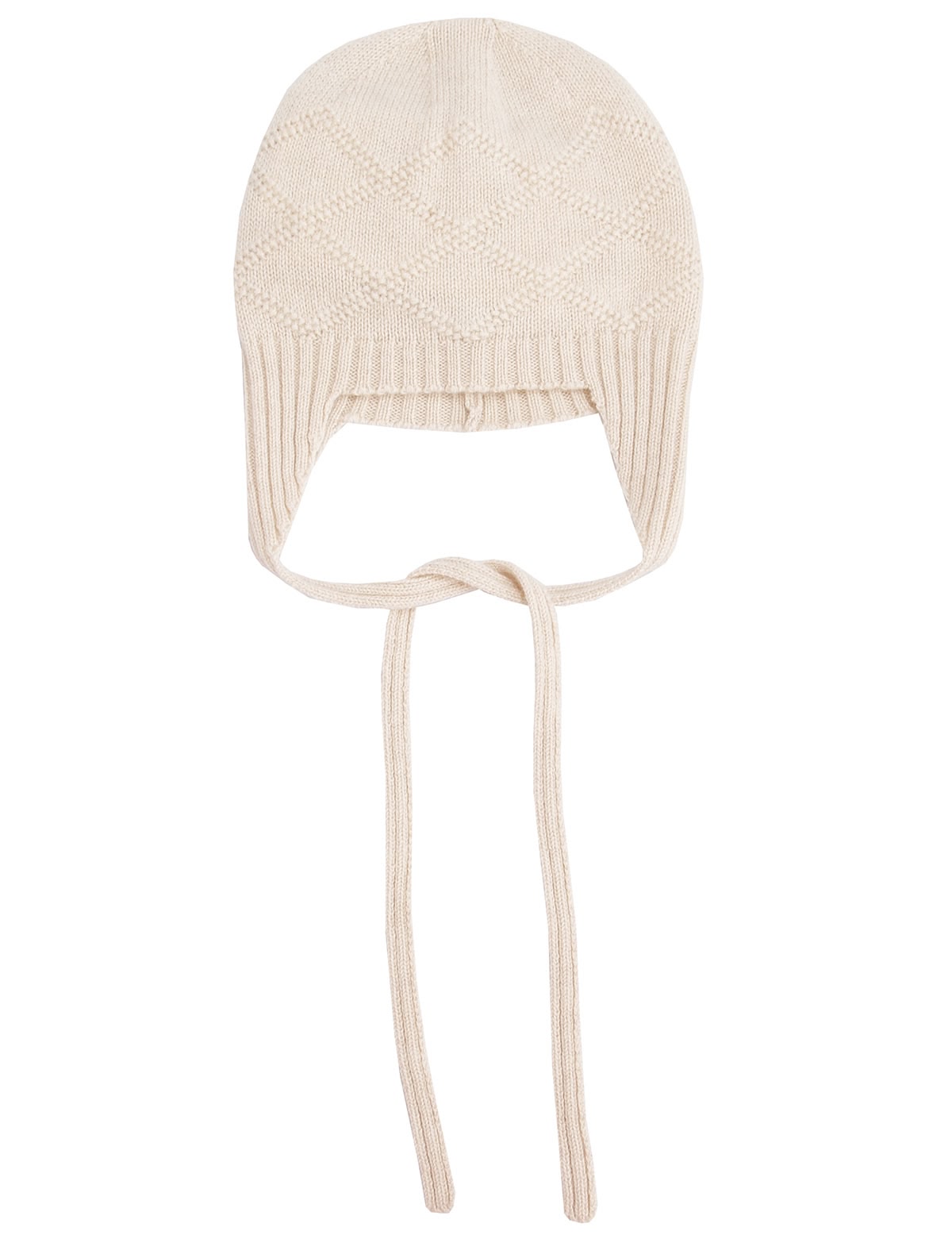 Кремовая шапка из кашемира