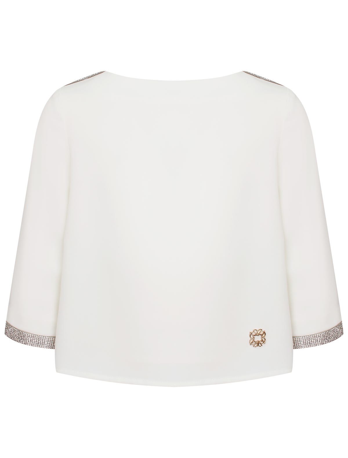 Блуза с вышивкой на манжетах