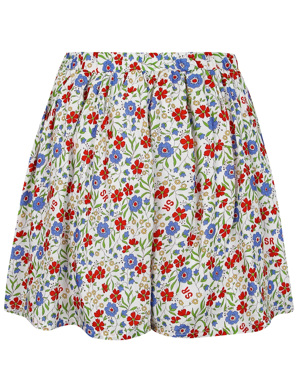 Юбка с цветочным принтом