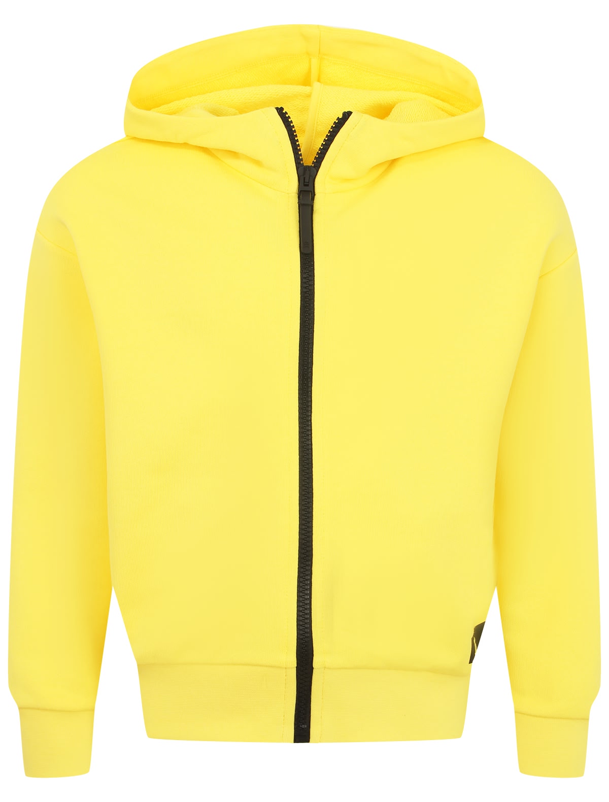 Желтая толстовка из хлопка