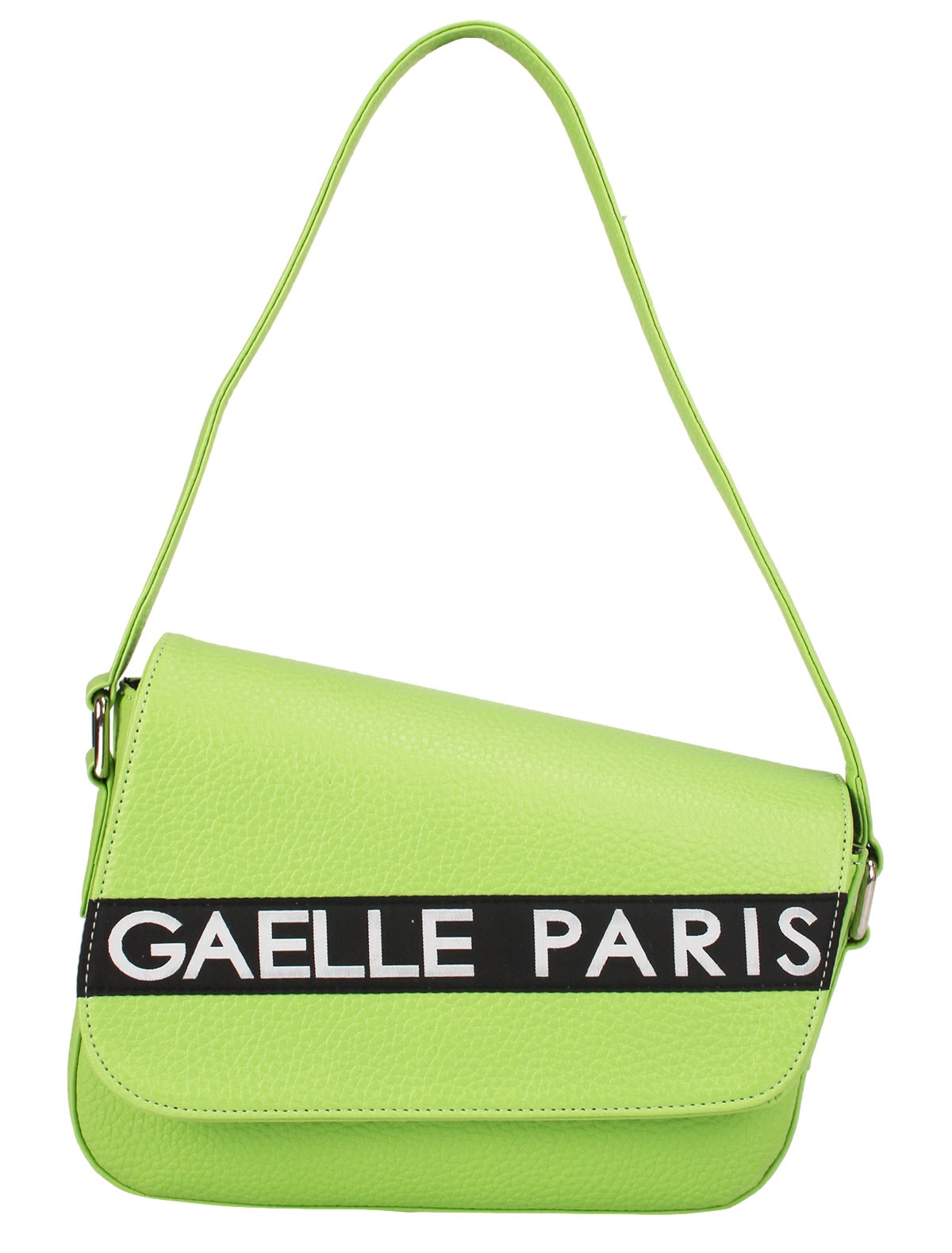 Салатовая сумка с логотипом