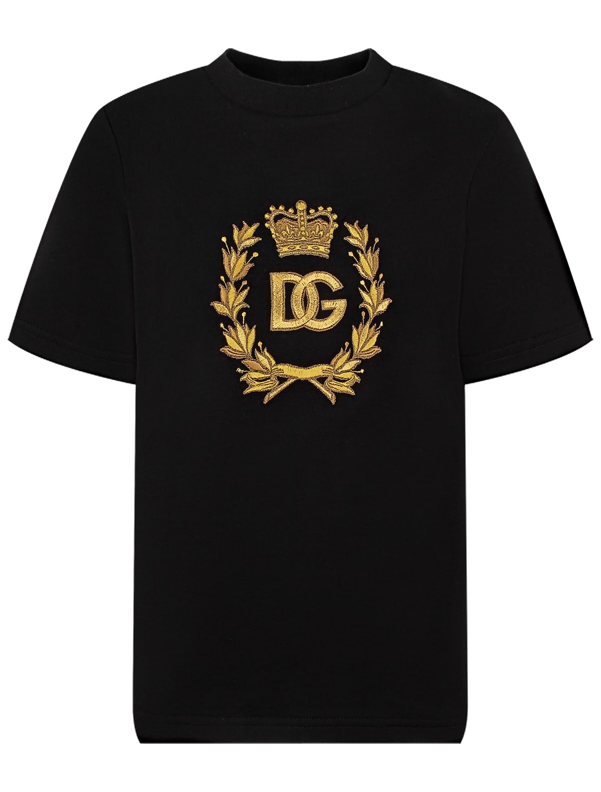 Футболка с золотым логотипом