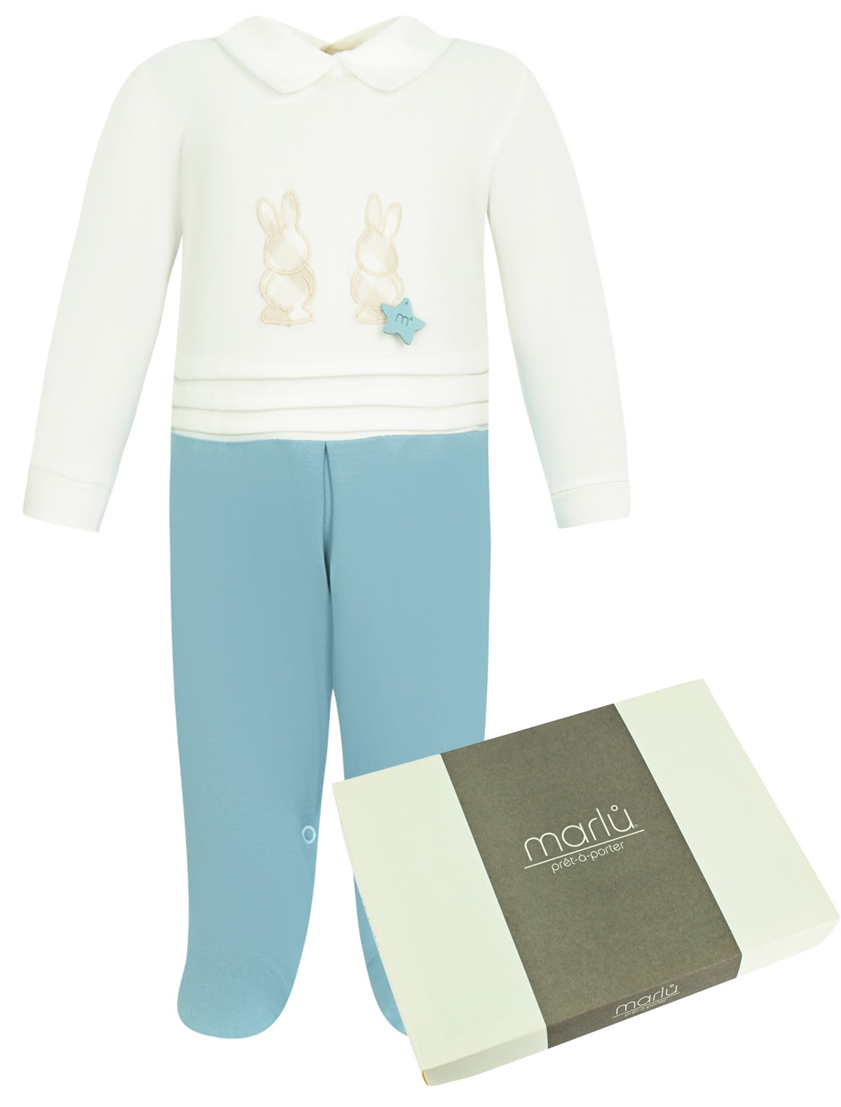 Комбинезон с зайчиками