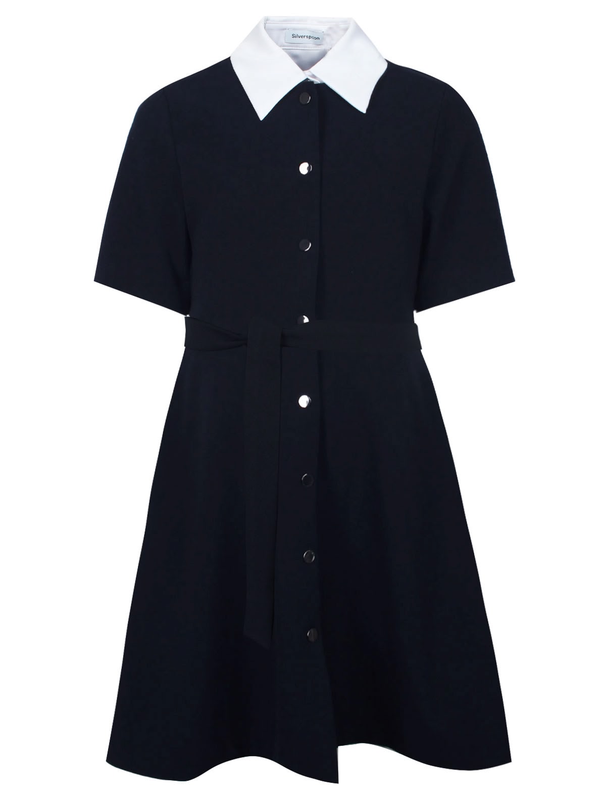 Платье-рубашка с поясом