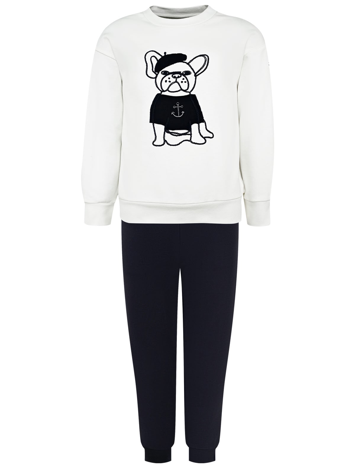 Костюм спортивный с французским бульдогом