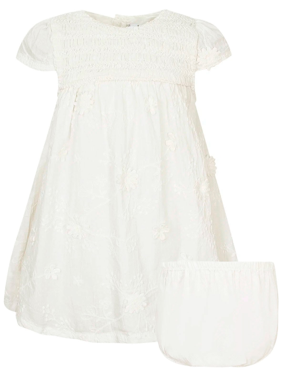 Белое платье с трусиками