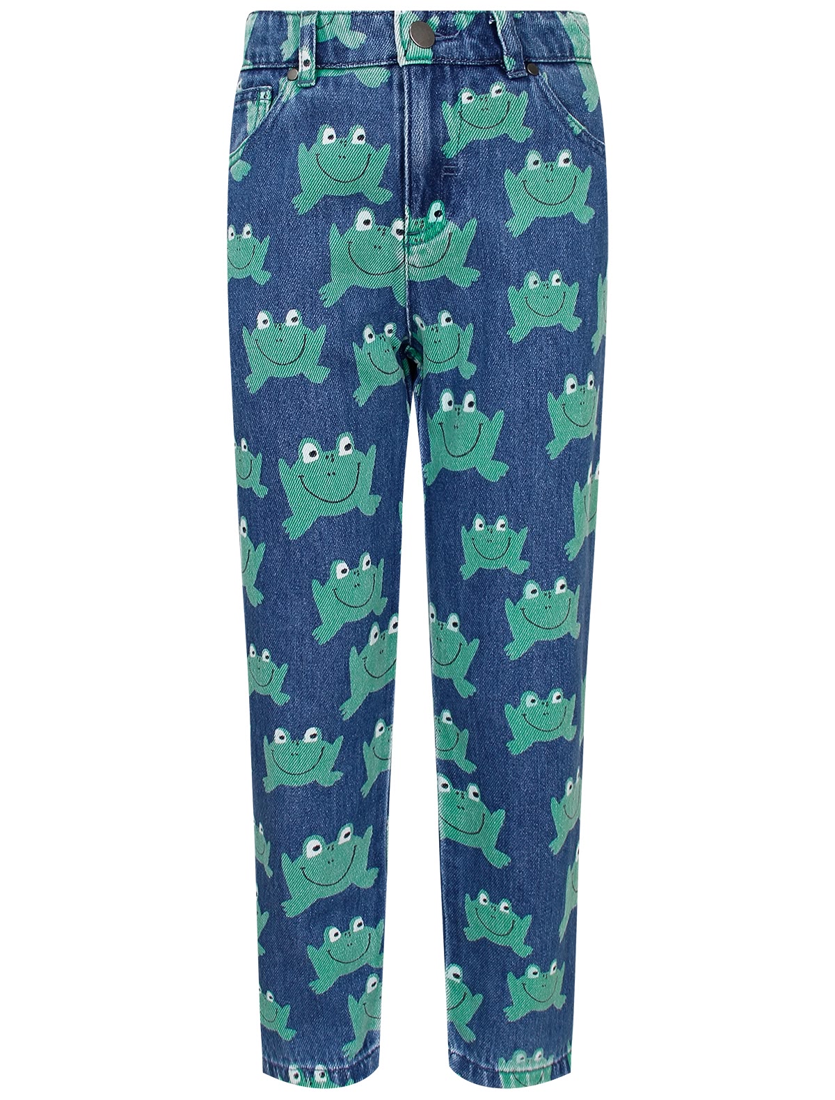 Джинсы с лягушками