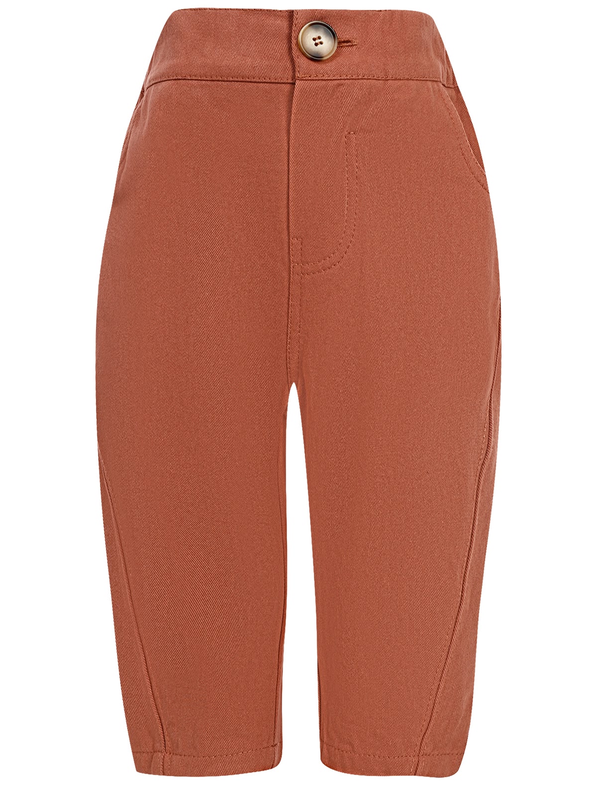 Хлопковые брюки свободного кроя