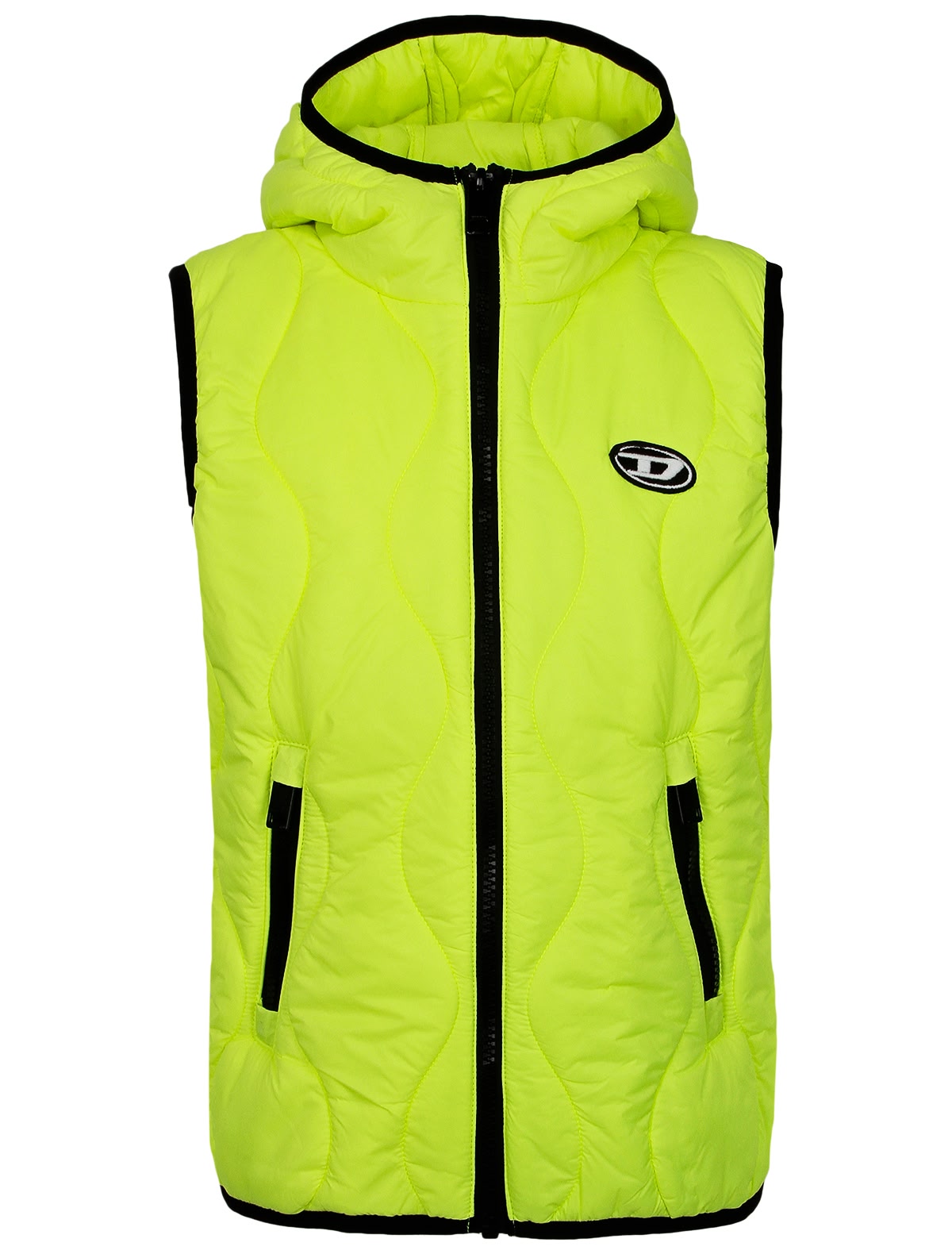 Неоновый утепленный жилет