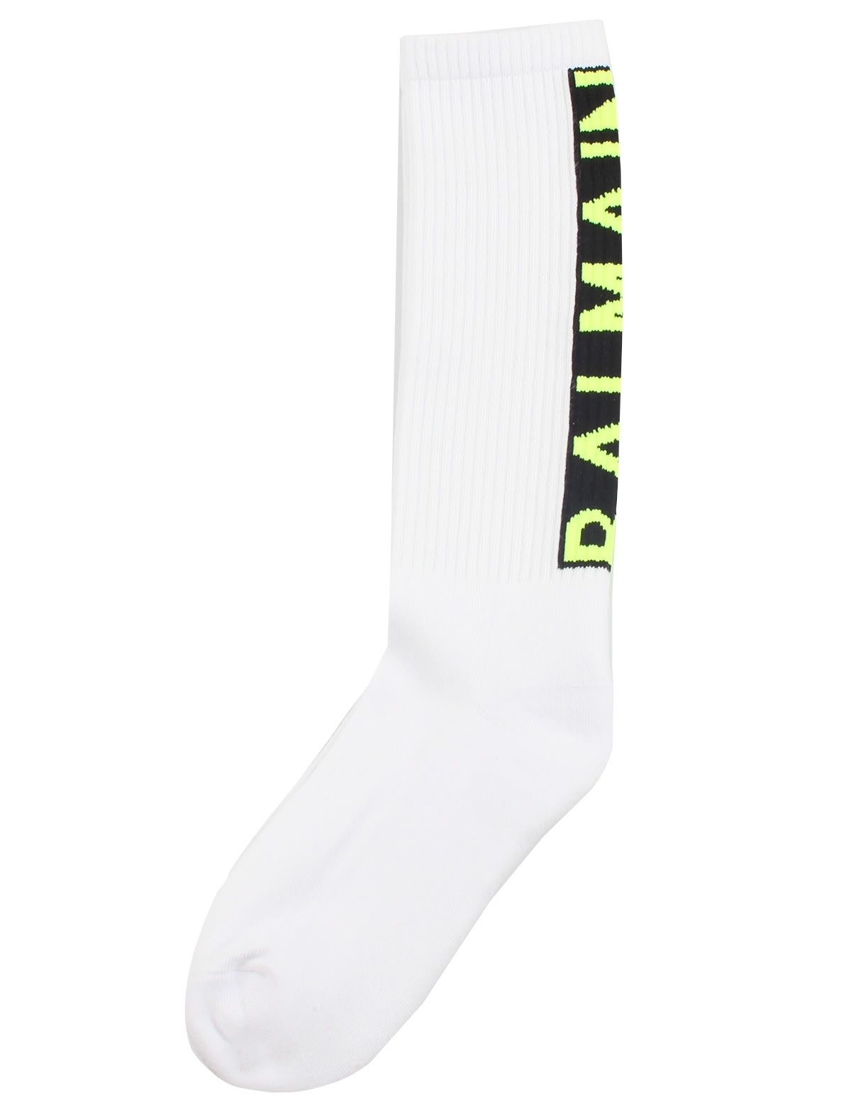 Носки с неоновым логотипом