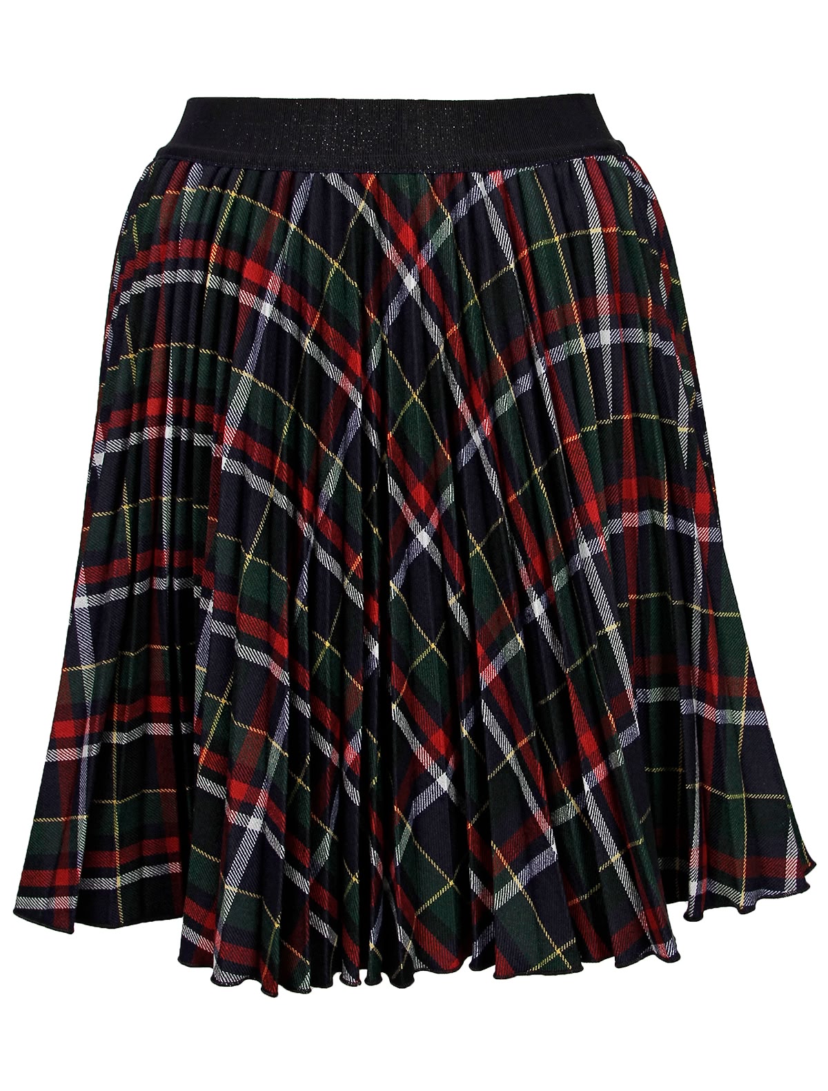 Плиссированная юбка в клетку