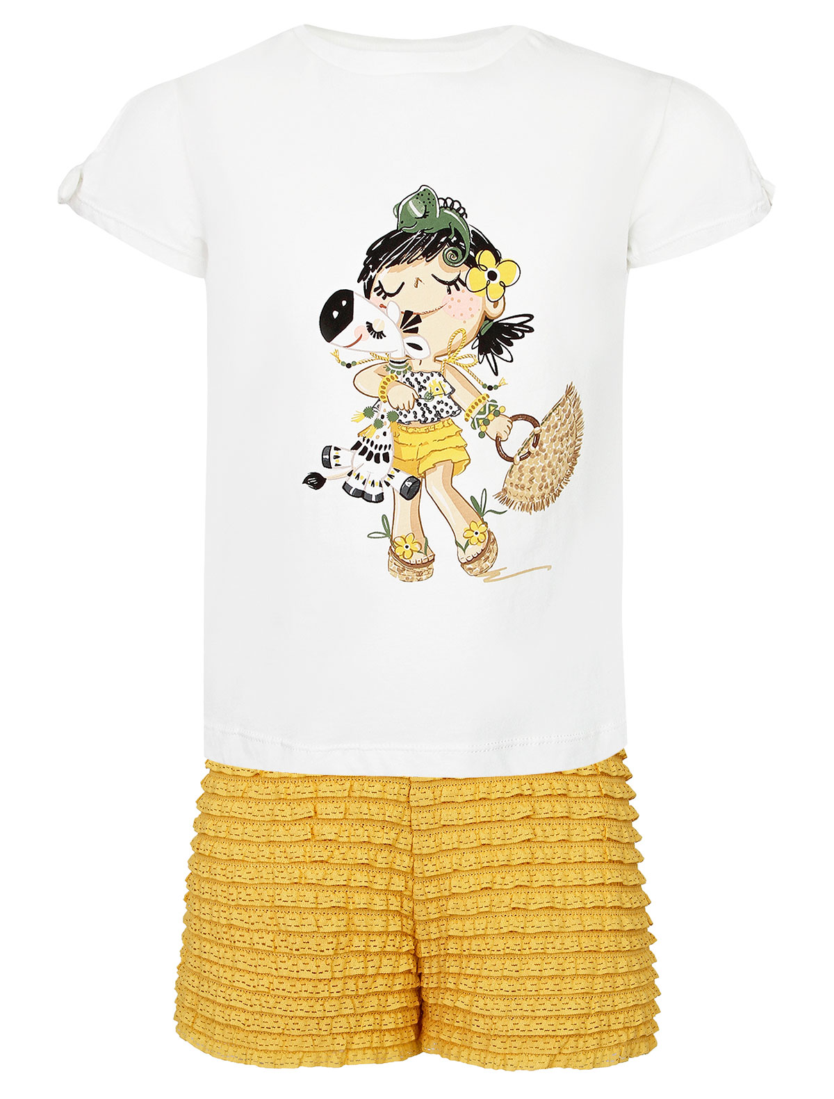 Комплект из шорт и футболки