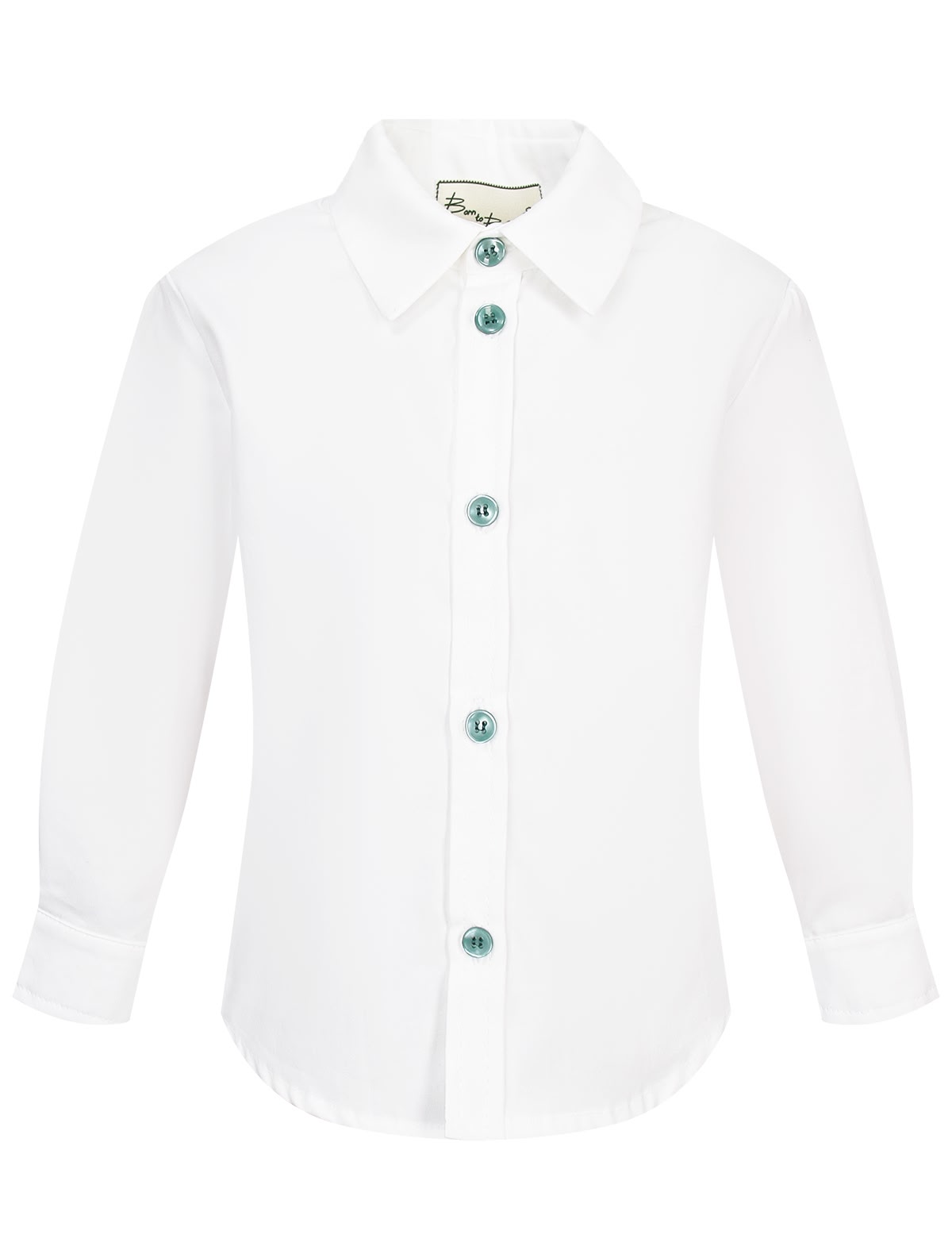 Рубашка с яркими пуговицами