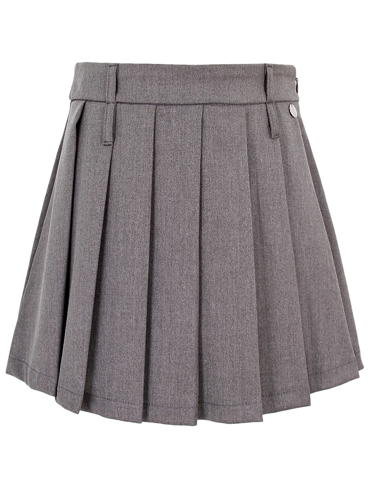 Юбка оттенка серый меланж