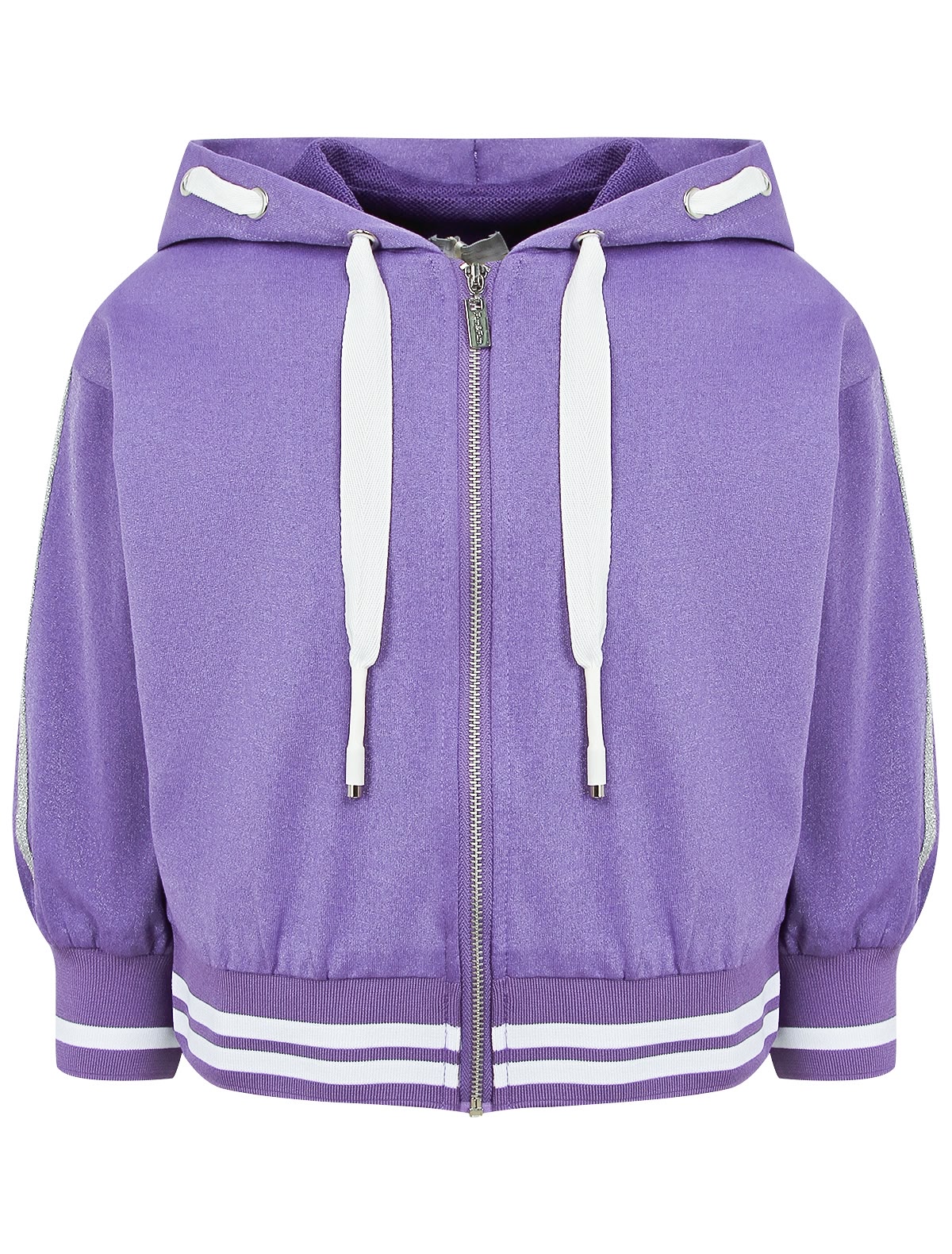 Фиолетовая толстовка с капюшоном
