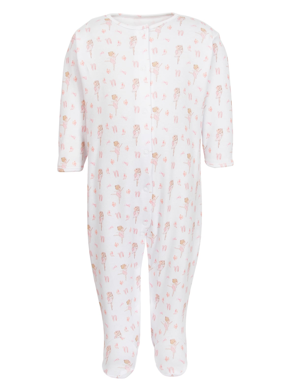 Хопковый комбинезон с принтом балерины