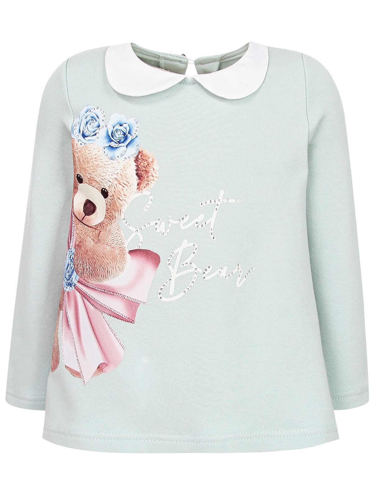 Свитшот небесно-голубого цвета