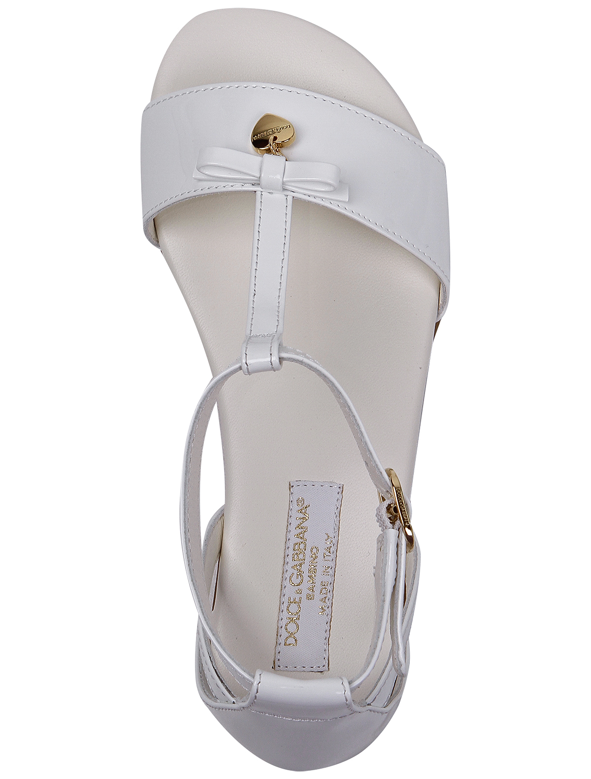 Босоножки Dolce & Gabbana 2281782, цвет белый, размер 30 2164509171444 - фото 4